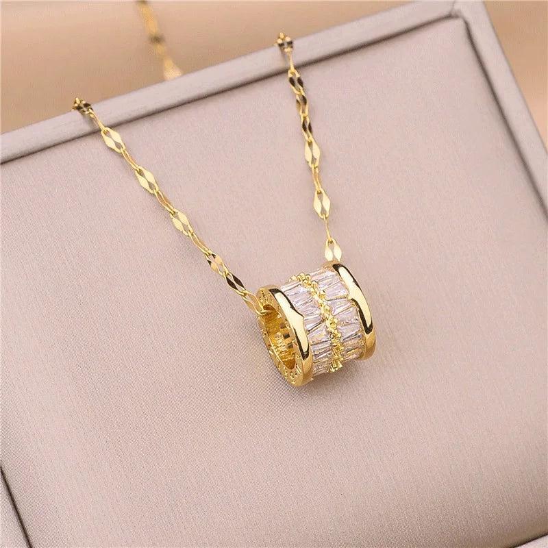 Necklaces Geometric Crystal Pendant