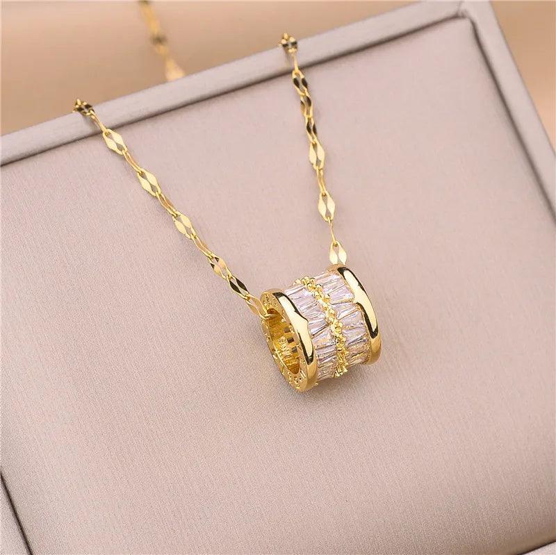 Necklaces Geometric Crystal Pendant