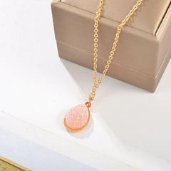 Necklaces Natural Stone Water Drop Pendant