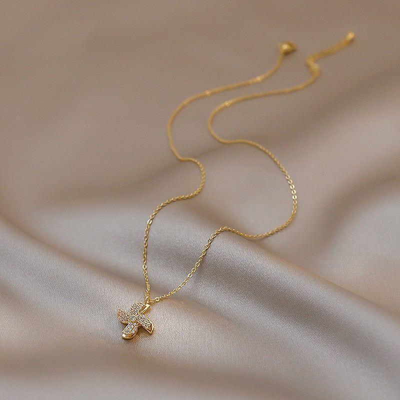 Rotatable Windmill Necklaces