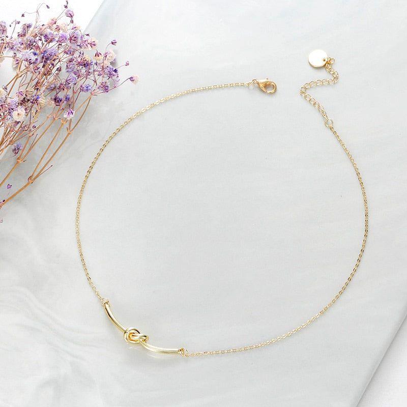 Simple Long Pendant Necklaces
