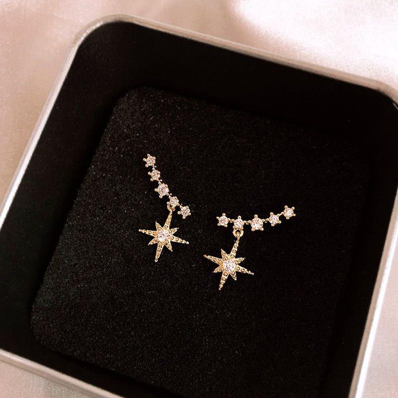 Simple Pure Star Earrings