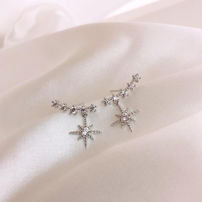 Simple Pure Star Earrings