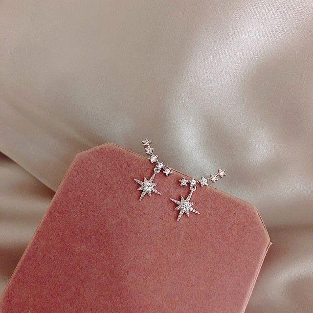 Simple Pure Star Earrings