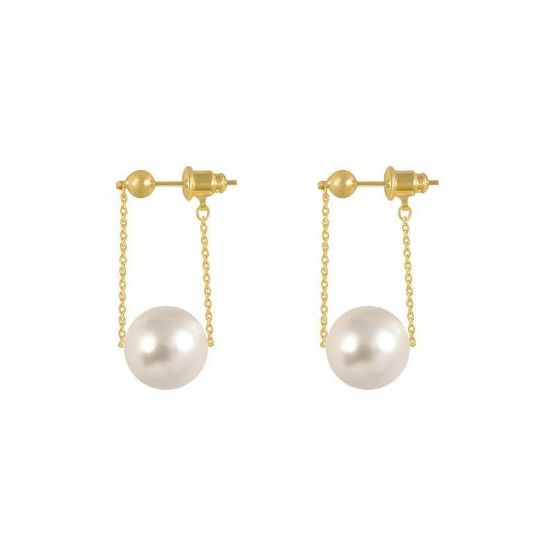 Simple Small Pearl Earrings