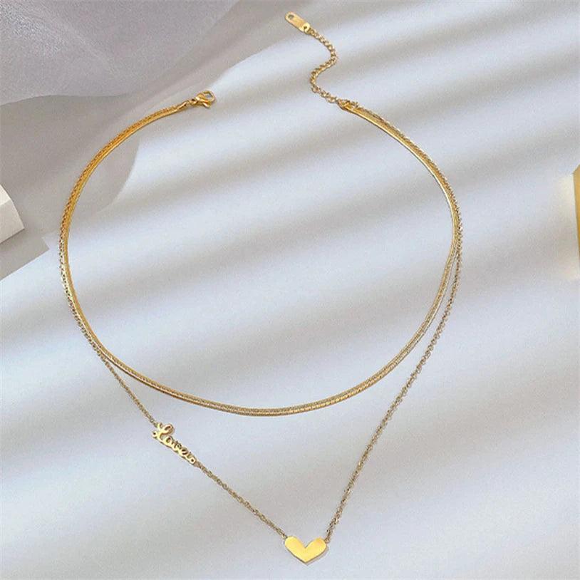 Stainless Steel Multilayer Necklaces