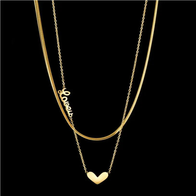 Stainless Steel Multilayer Necklaces