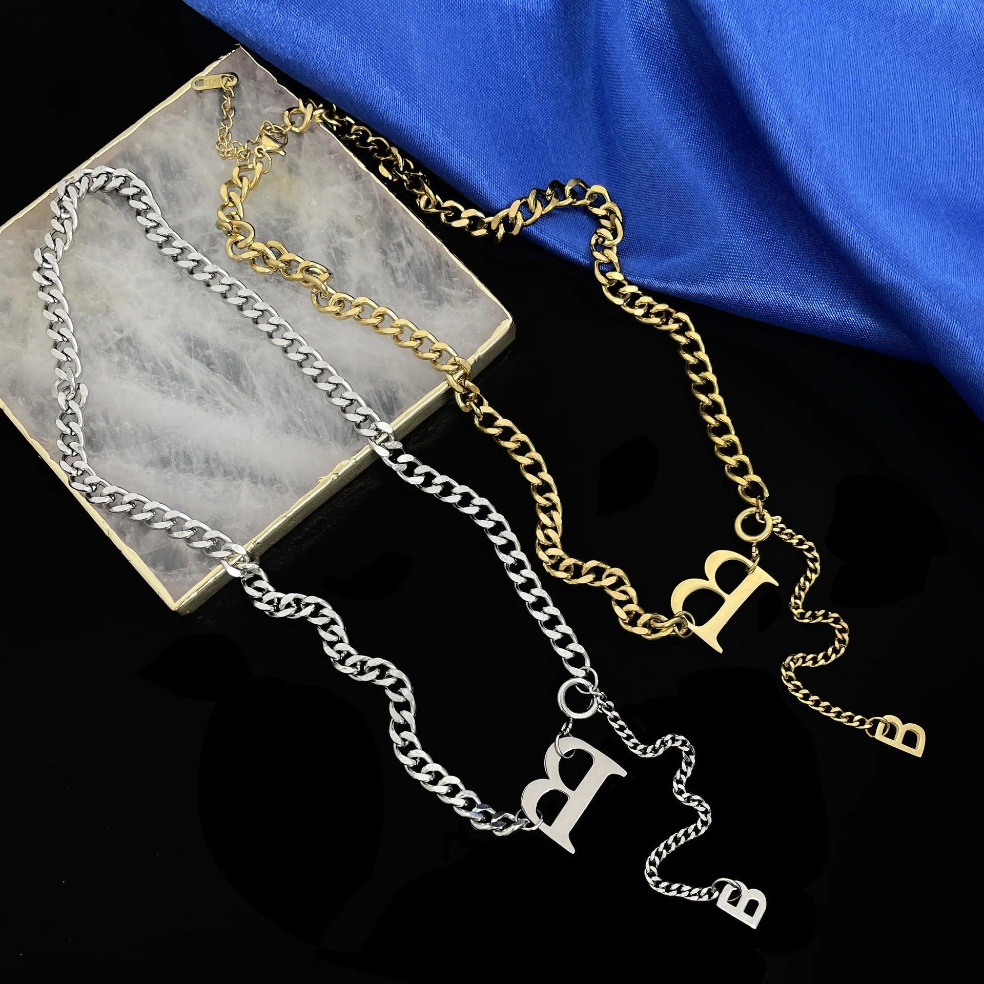 Stainless Steel Short Necklaces