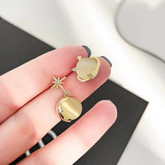 Star Moon Shape Earrings