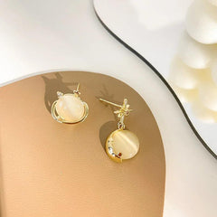 Star Moon Shape Earrings