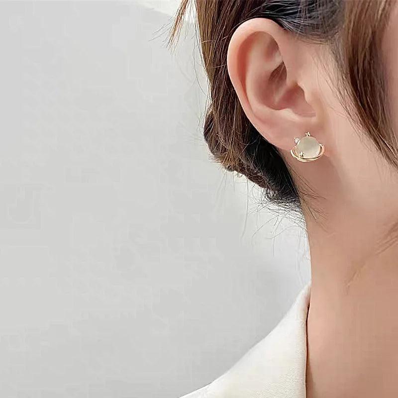 Star Moon Shape Earrings