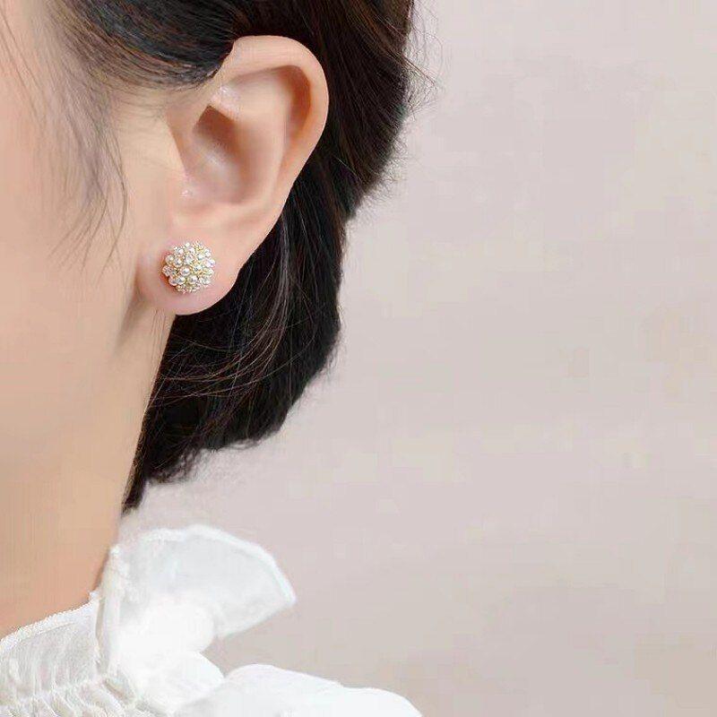 Sweet Fine Pearl Stud Earrings
