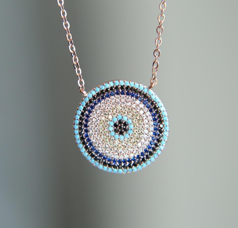 Turquoises Turkish Evil Eye Necklaces