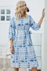Tie-Dye Print Dress