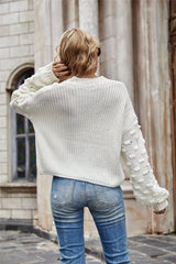 Short Pullover Knitted Sweater