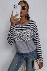 Casual Printed Long-Sleeved T-Shirt
