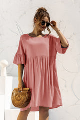 Patchwork Pocket Dress