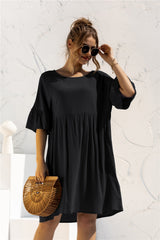 Patchwork Pocket Dress