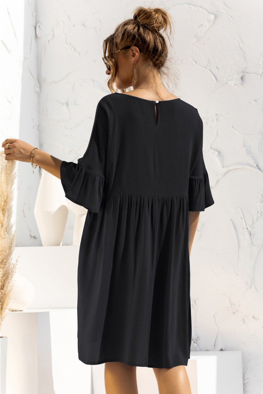 Patchwork Pocket Dress