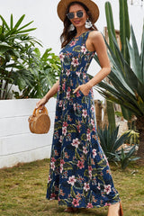 Round Neck Sleeveless Dress