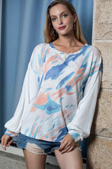 Lantern Sleeve Pullover