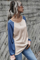 Patchwork Crew Neck T-shirt