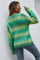 Rainbow Striped Pullover