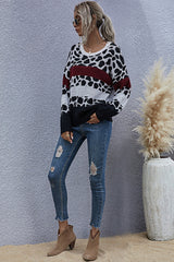 Slim-fit Knit Pullover Crew Neck Sweater