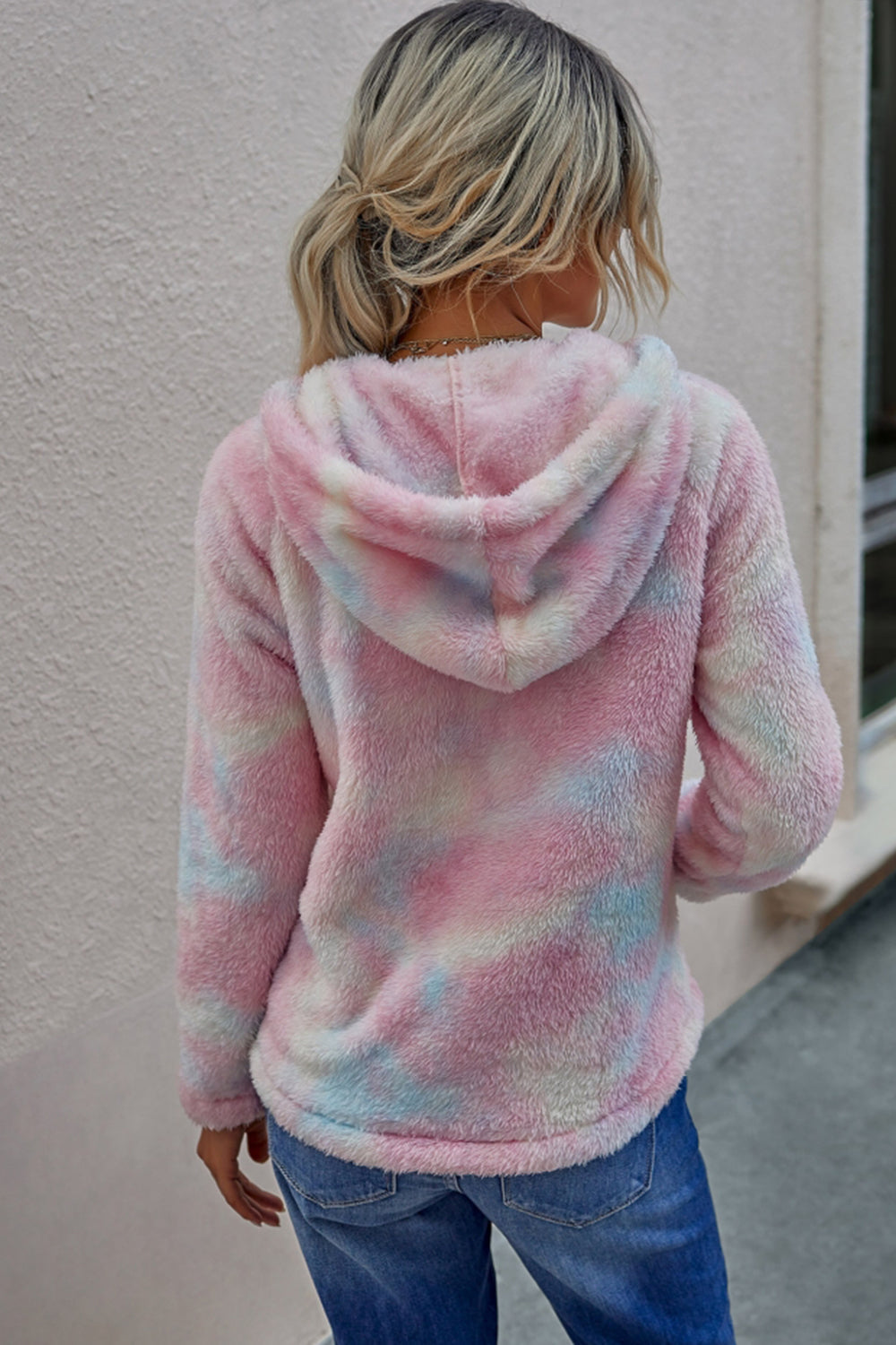 Tie-dyed Hooded Sweater