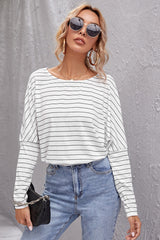 Round Neck Striped T-shirt