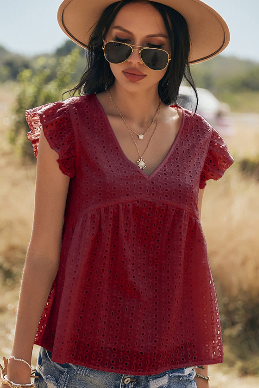 Cotton Embroidered Shirt