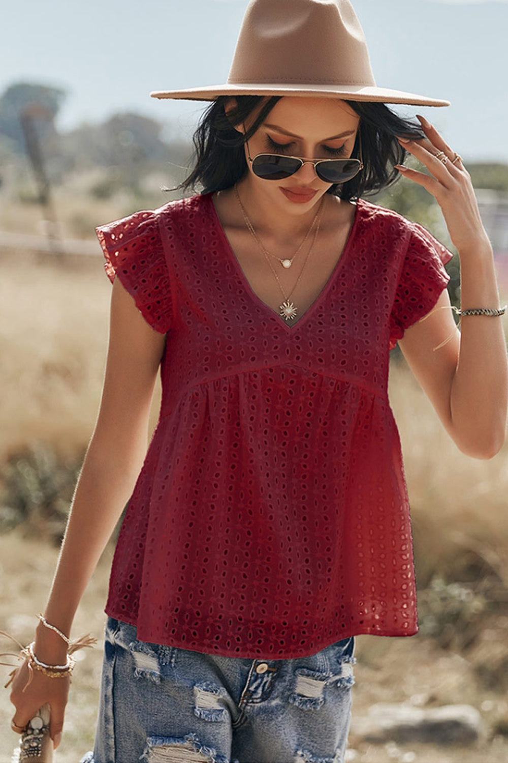 Cotton Embroidered Shirt