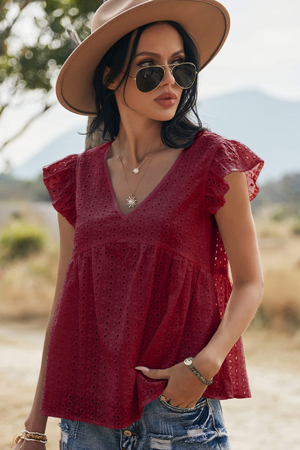 Cotton Embroidered Shirt