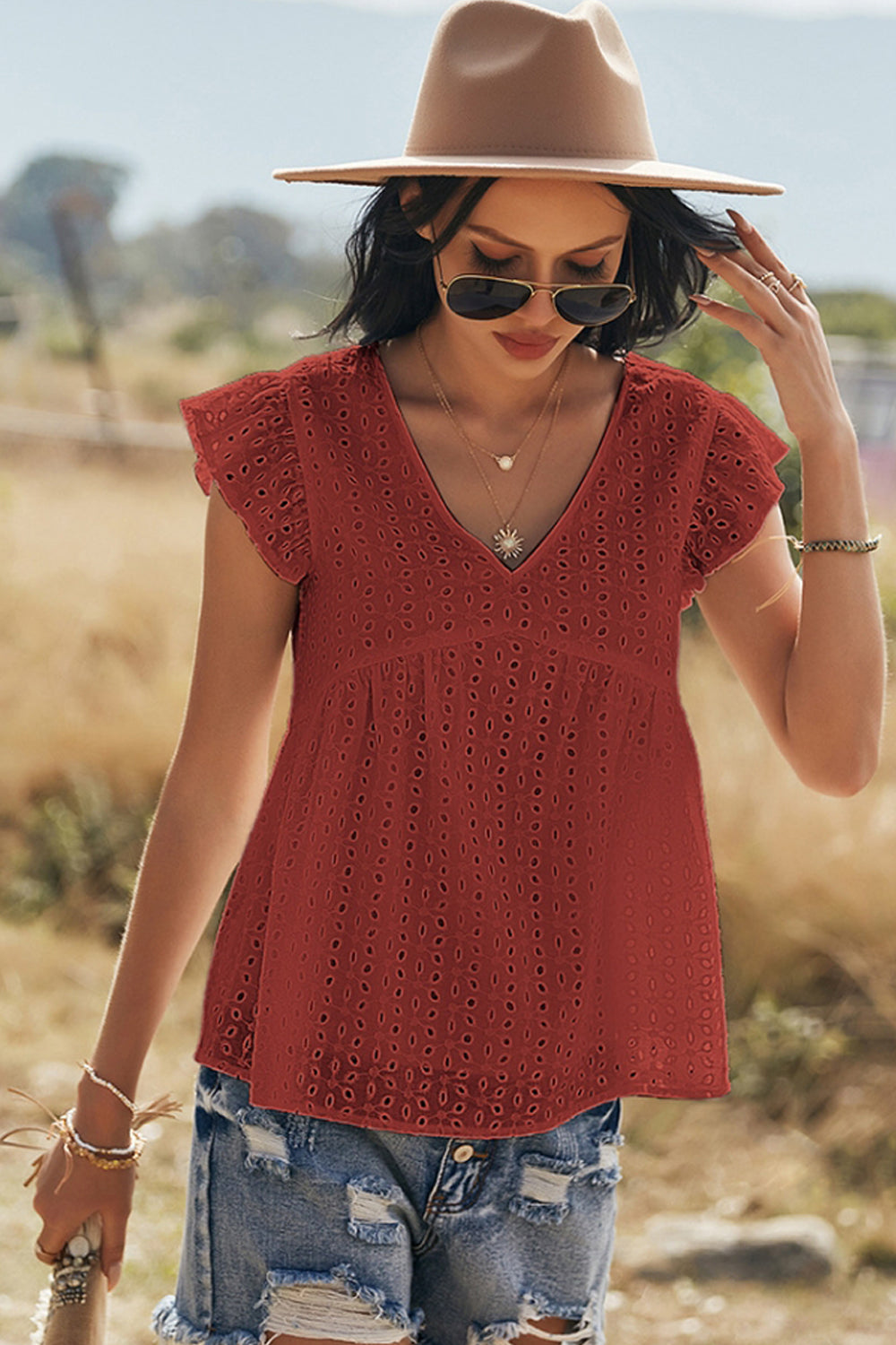 Cotton Embroidered Shirt