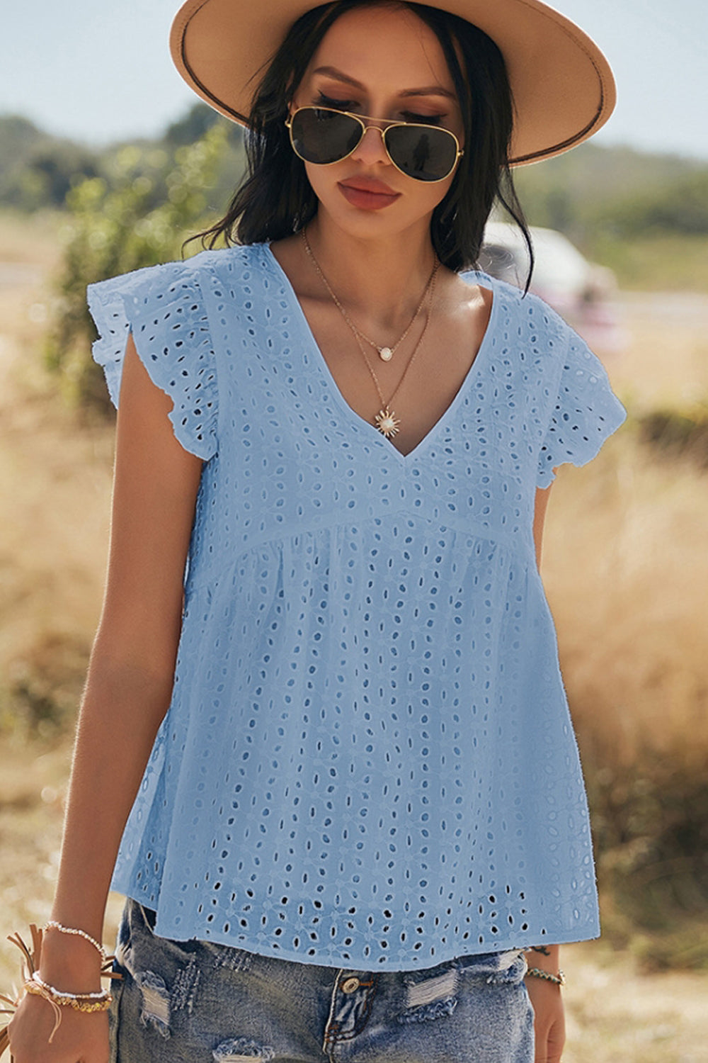 Cotton Embroidered Shirt