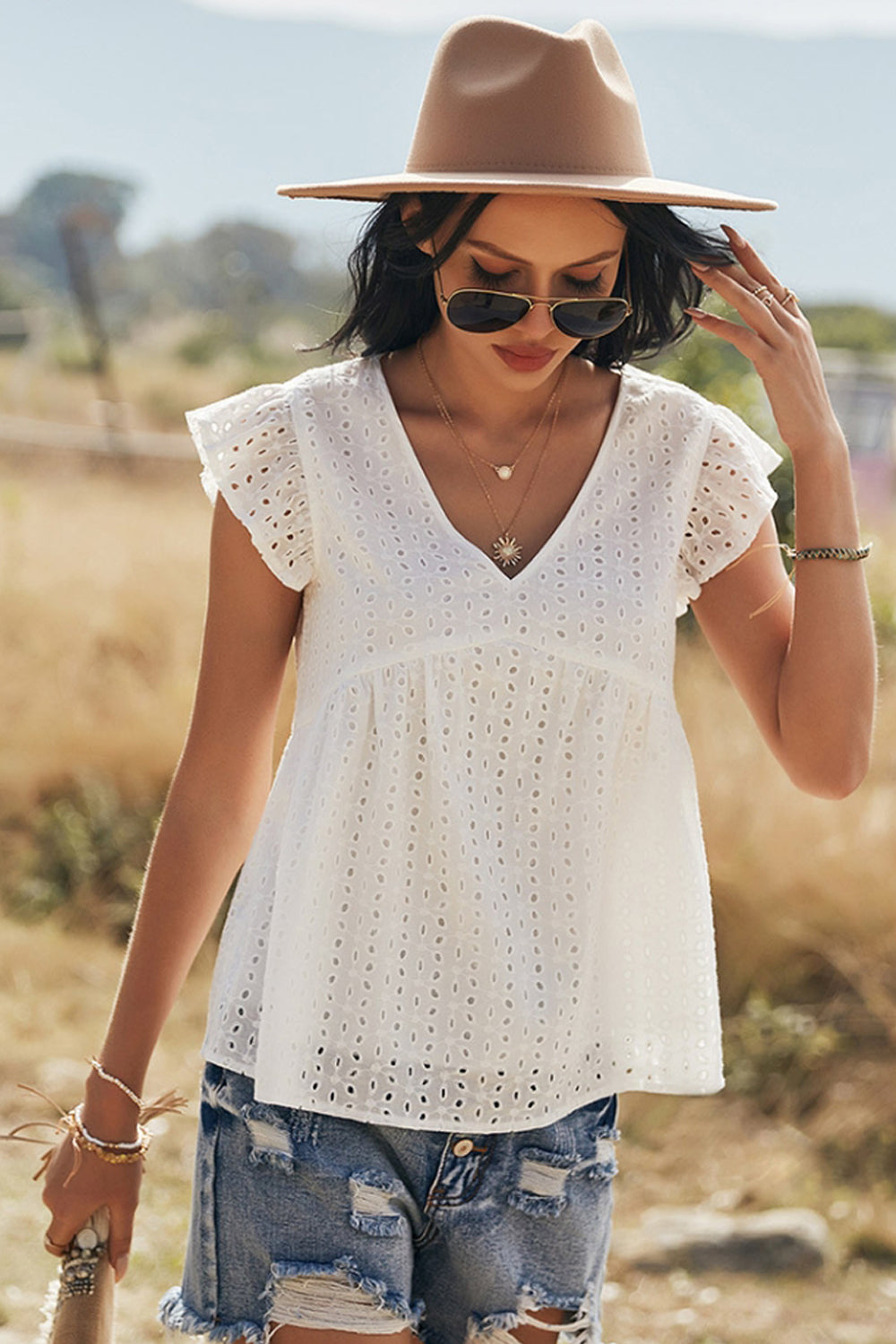 Cotton Embroidered Shirt