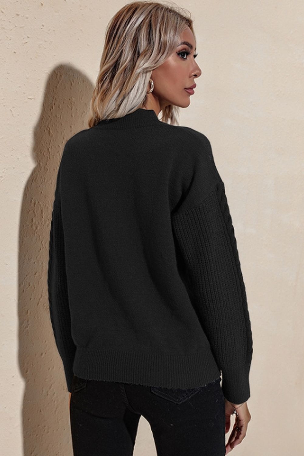 Knitted Bottoming Pullover