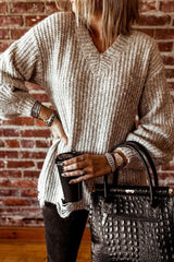 Ripped Knitted Sweater