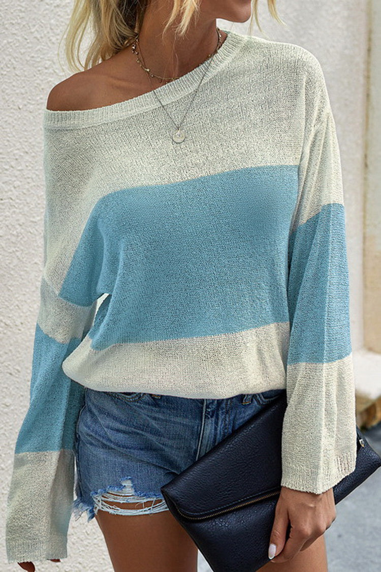 Loose Round Neck Long Sleeve Sweater