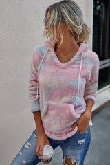 Tie-dyed Hooded Sweater