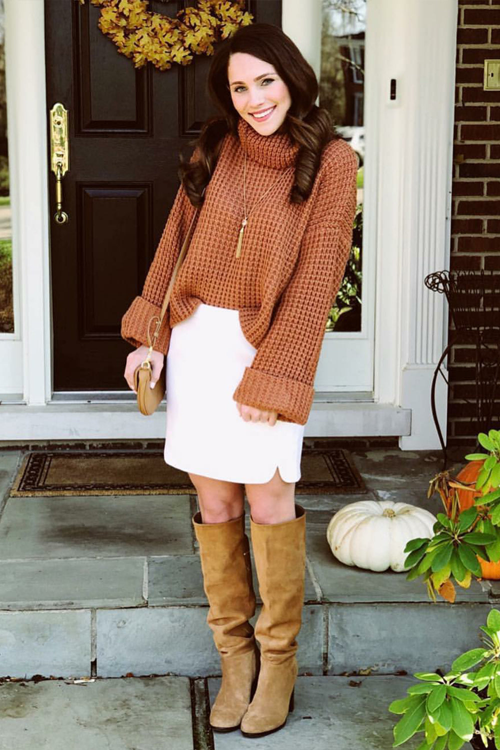 Loose Pure Color High Neck Sweater