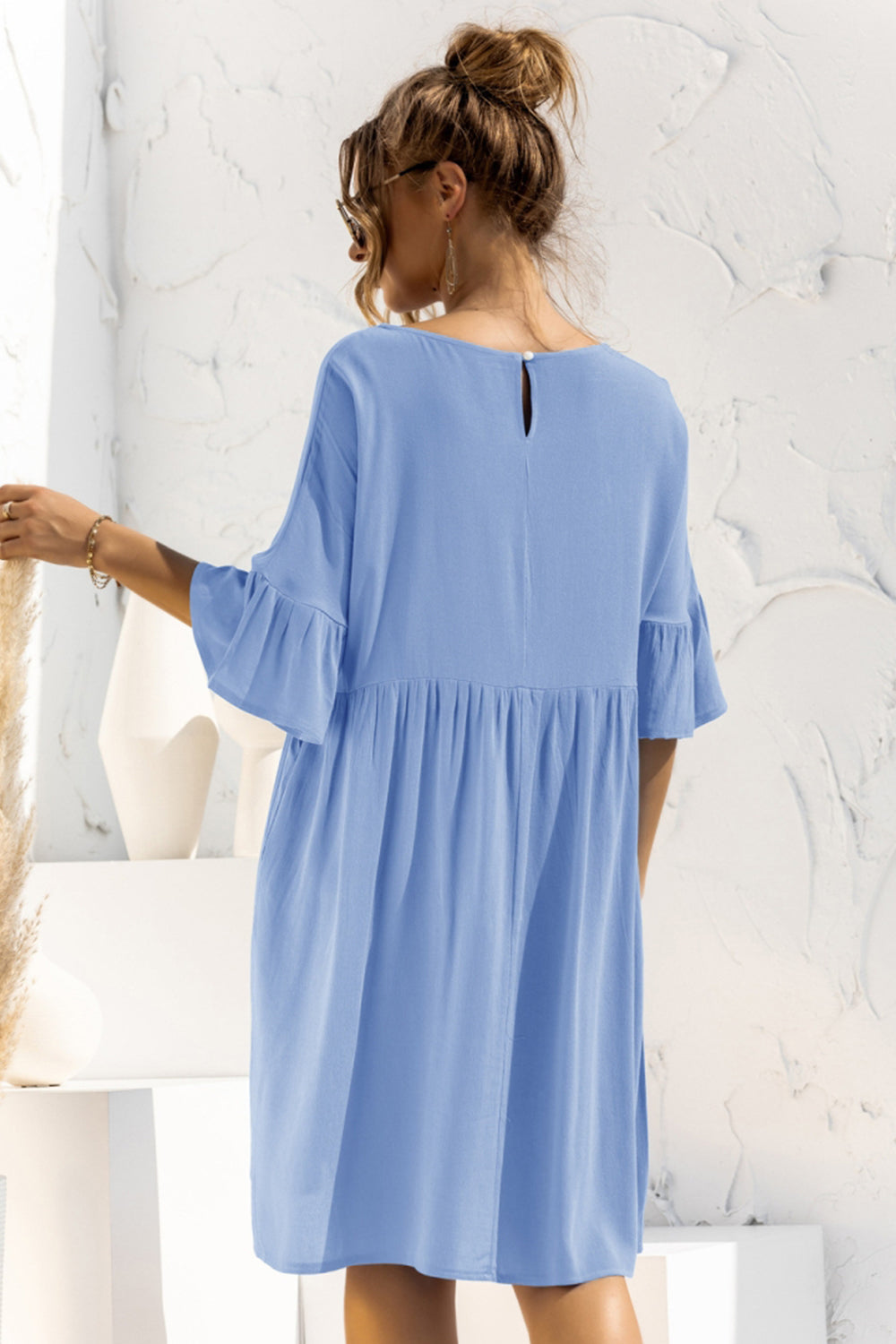 Patchwork Pocket Dress