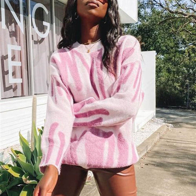 Tie Dye Knitted Oversized Sweater