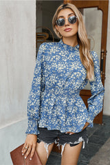 Printed Slim Waist Shirt