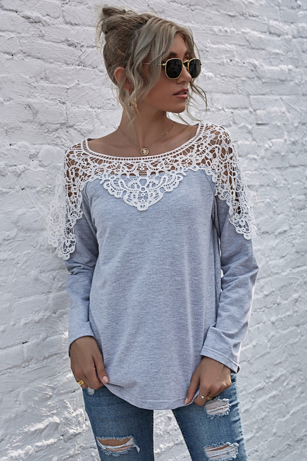 Lace Patchwork T-Shirt