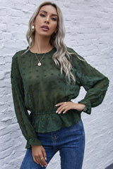 Round Neck Embroidered Shirt