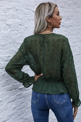 Round Neck Embroidered Shirt