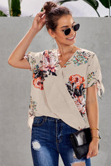 Loose Cross Printed Shirt