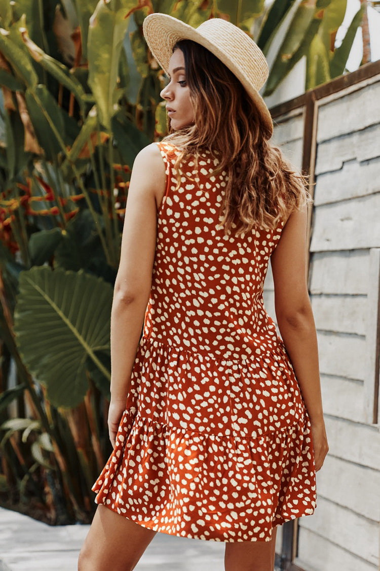 Dot Buttons Dress