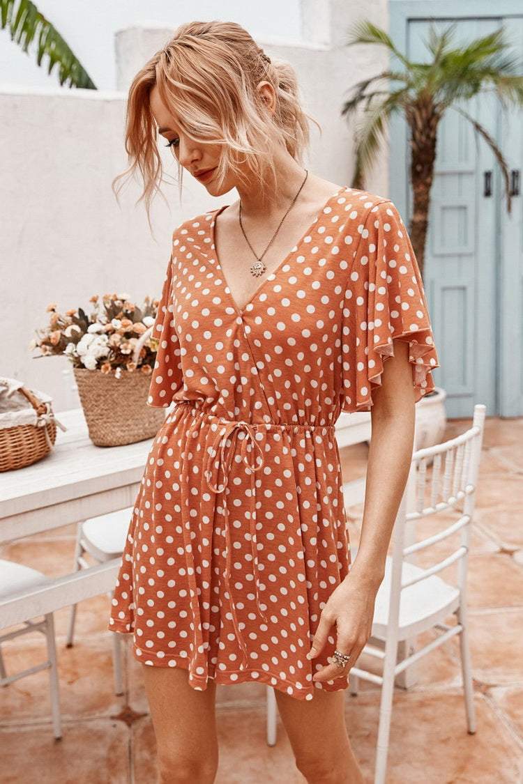 Dot Printed Romper